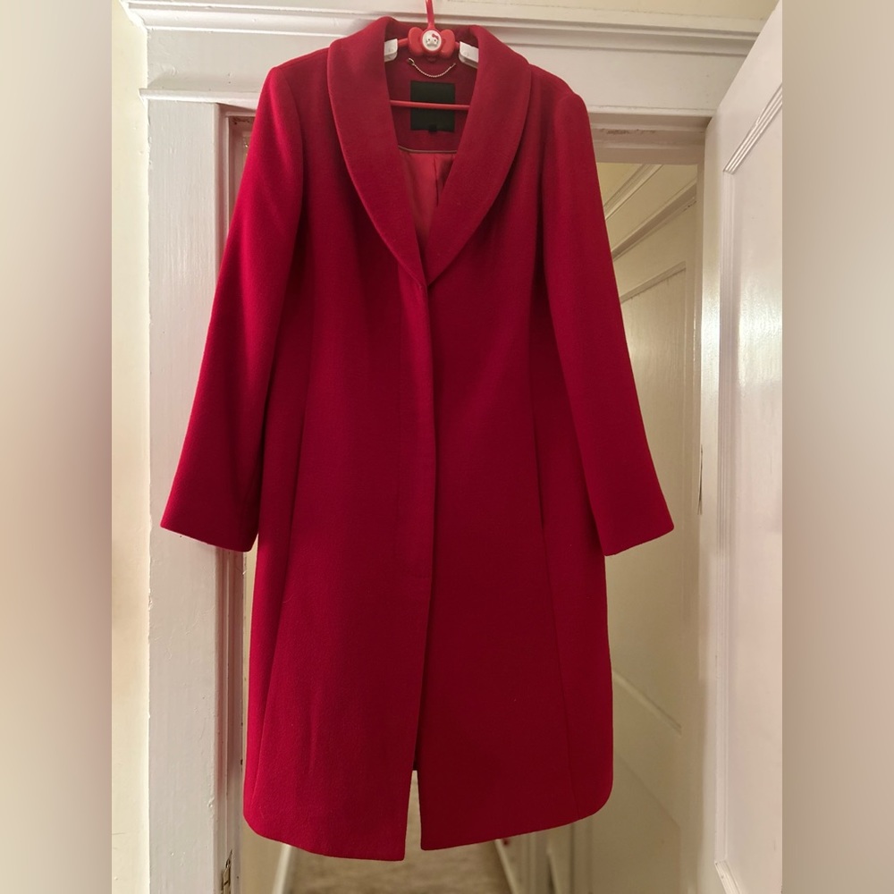 EUC Red Talbots trench coats. Size 12.